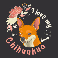 Short Haired Chihuahua T  Shirt I Love My Short Haired Chihuahua Dog O Vintage Short | Artistshot