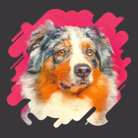 Australian Shepherd T  Shirt Australian Shepherd   Blue Merle Portrait Ladies Curvy T-shirt | Artistshot