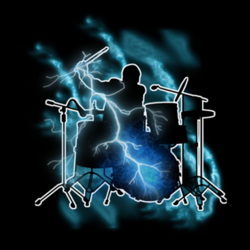 I Love Music - Electric Drummer1 Lightweight Hoodie | Artistshot