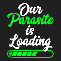 Funny Pregnancy Announcement Our Parasite Is Loading Tank Top Ladies Polo Shirt | Artistshot