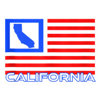 Patriotic California Republic Usa Flag Art Cali Local Map Tank Top Unisex Hoodie | Artistshot