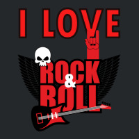 I Love Rock And Roll Crewneck Sweatshirt | Artistshot