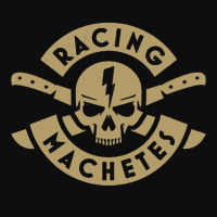 The Racing Machetes Skull Crop Top | Artistshot