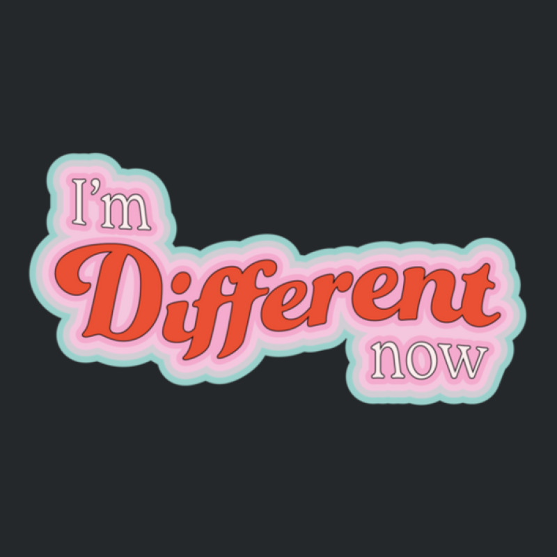 I'm Different Now Groovy Quote Color Variation Crewneck Sweatshirt by StuartRamsey | Artistshot