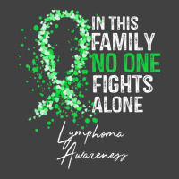 In This Family No One Fights Alone Lymphoma Awareness Vintage T-shirt | Artistshot