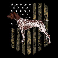 Camo American Flag German Shorthaired Pointer 4th Of July Fleece Short | Artistshot