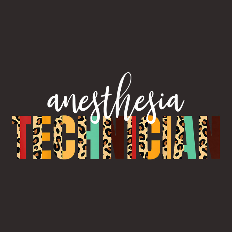 Anesthesia Technician Cheetah Print Anesthesia Technologist T Shirt Racerback Tank | Artistshot