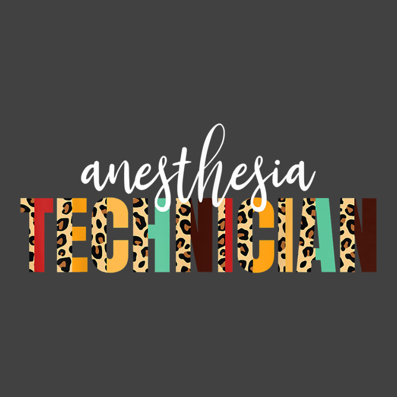 Anesthesia Technician Cheetah Print Anesthesia Technologist T Shirt Vintage T-shirt | Artistshot