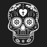 White Sugar Skull Classic T-shirt | Artistshot