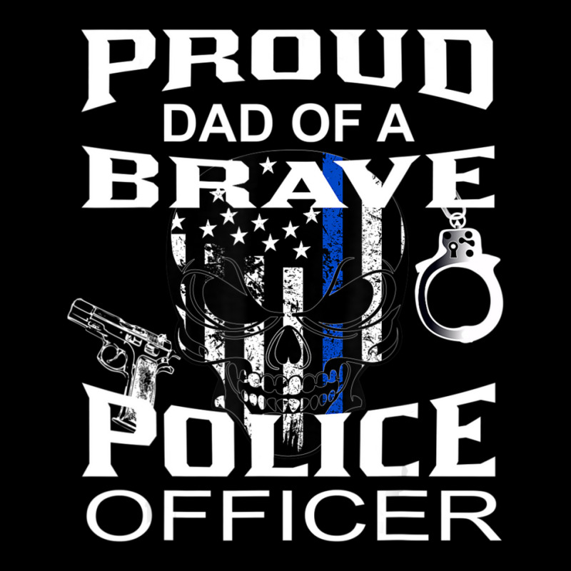 Thin Blue Line Proud Father Of Police Officer Son Adjustable Cap by brumfieldportillo7vlpq8 | Artistshot