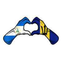 Barbados Nicaragua Flag Barbadians Nicaraguan Heart T Shirt Toddler T-shirt | Artistshot