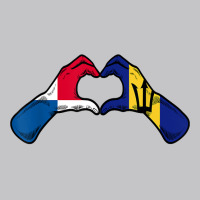 Barbados Panama Flag Barbadians Panamanian Heart T Shirt Baby Bodysuit | Artistshot