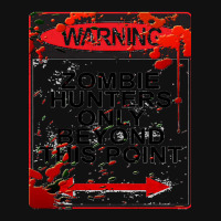 Warning Zombie-8yymf Rear Car Mat | Artistshot