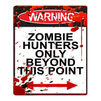 Warning Zombie-8yymf Sticker | Artistshot