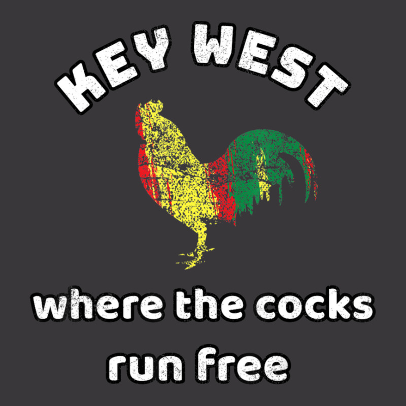 Key West Lgbt Where The Cocks Run Free Funny Souvenir Ladies Curvy T-Shirt by degreesgunner | Artistshot