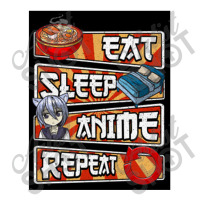 Eat Sleep Anime Repeat Cute Anime Obsessed   Eat Sleep Anime Repeat V-neck Tee | Artistshot