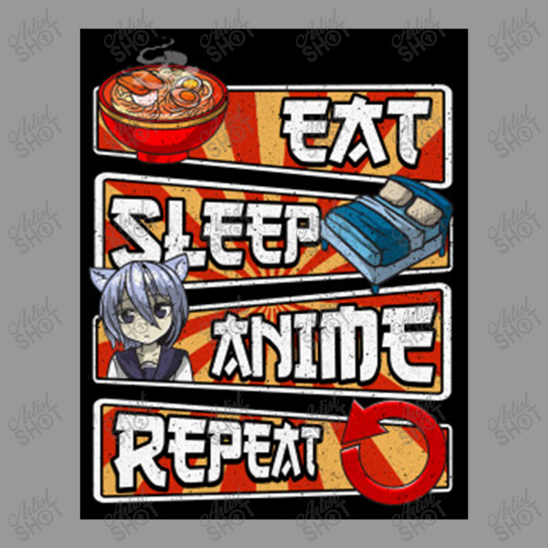 Eat Sleep Anime Repeat Cute Anime Obsessed   Eat Sleep Anime Repeat Crewneck Sweatshirt by mrdjpancake | Artistshot