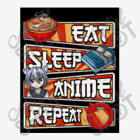 Eat Sleep Anime Repeat Cute Anime Obsessed   Eat Sleep Anime Repeat Classic T-shirt | Artistshot