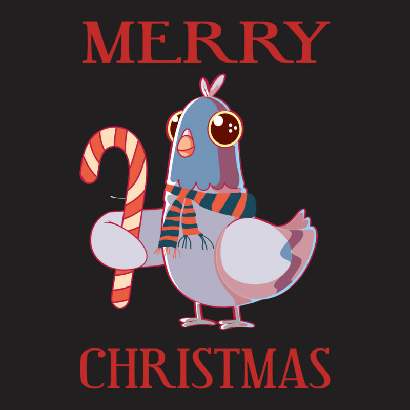 Christmas Pigeon T-shirt | Artistshot