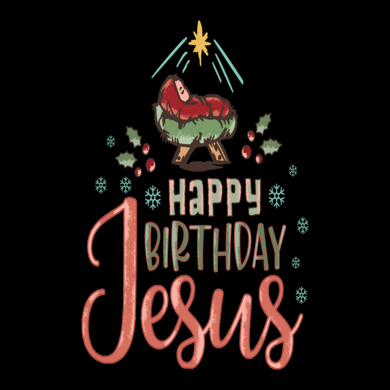 Happy Birthday Jesus Christian Christmas Fleece Short | Artistshot