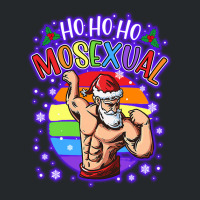 Ho Ho Ho Mosexual Gay Santa Crewneck Sweatshirt | Artistshot