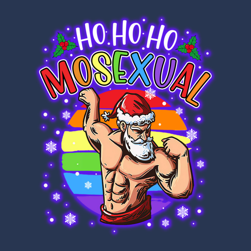 Ho Ho Ho Mosexual Gay Santa Men Denim Jacket | Artistshot