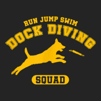 Dock Diving Dog Jumping Sport Run, Jump, Swim T Shirt 3/4 Sleeve Shirt | Artistshot