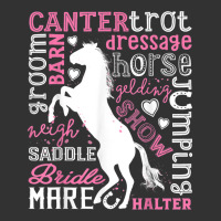 Horse Typography Word Art Girls Horseback Riding Equestrian Baby Bodysuit | Artistshot