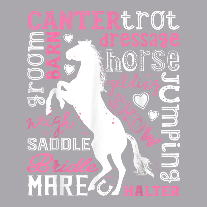 Horse Typography Word Art Girls Horseback Riding Equestrian Youth 3/4 Sleeve by ReginaldLewisMay | Artistshot