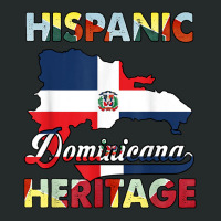 Dominican Republic Flag Hispanic Heritage Dominicana Women's Triblend Scoop T-shirt | Artistshot