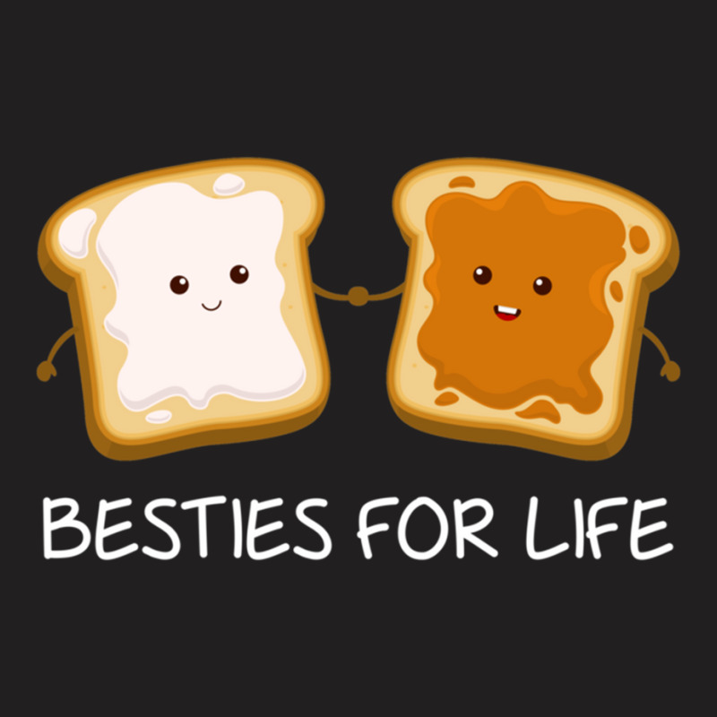 Besties Peanut Butter And Marshmallow Fluffernutter Product T-shirt | Artistshot