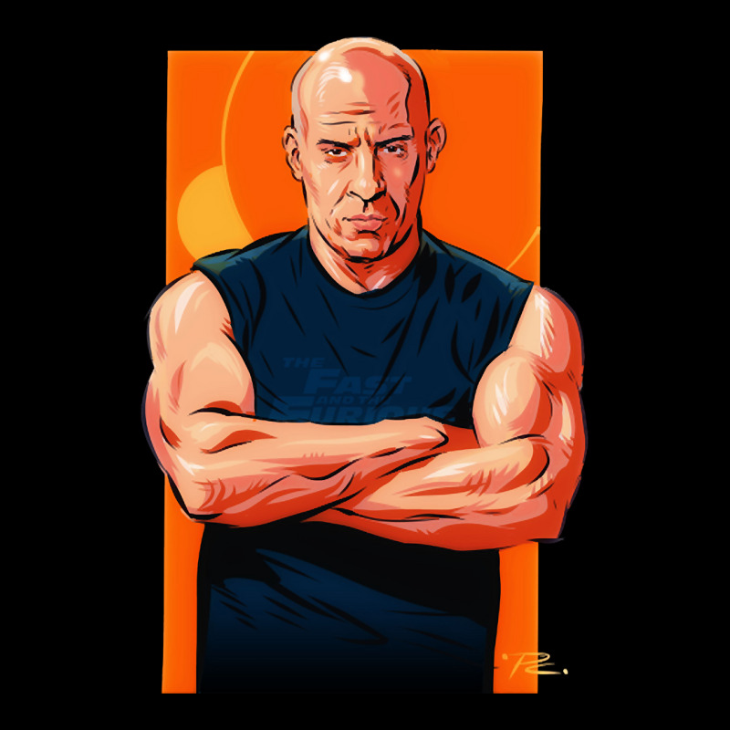 Vin Diesel - An Illustration By Paul Cemmick Toddler Sweatshirt by fenderbendable | Artistshot