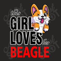 This Girl Loves Her Beagle Ladies Fitted T-shirt | Artistshot