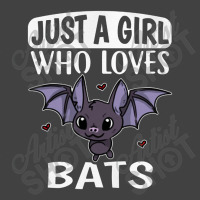 Just A Girl Who Loves Bats Cute Bat Costume   Bat Vintage T-shirt | Artistshot