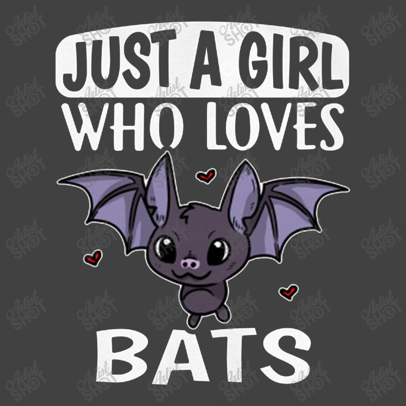 Just A Girl Who Loves Bats Cute Bat Costume   Bat Vintage T-Shirt by mrdjpancake | Artistshot