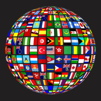 World Map Of Flags Globe Atlas Flags Of The World T-shirt | Artistshot