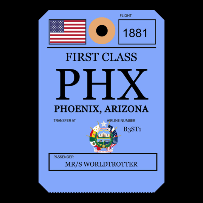 Phoenix Airport Strap Tag Pocket T-shirt | Artistshot