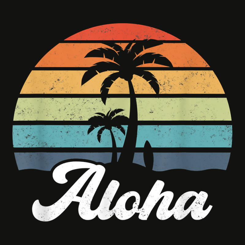 Aloha Hawaii Hawaiian Island Shirt Palm Beach Surfboard Surf T Shirt Scorecard Crop Tee by emaliekrein | Artistshot