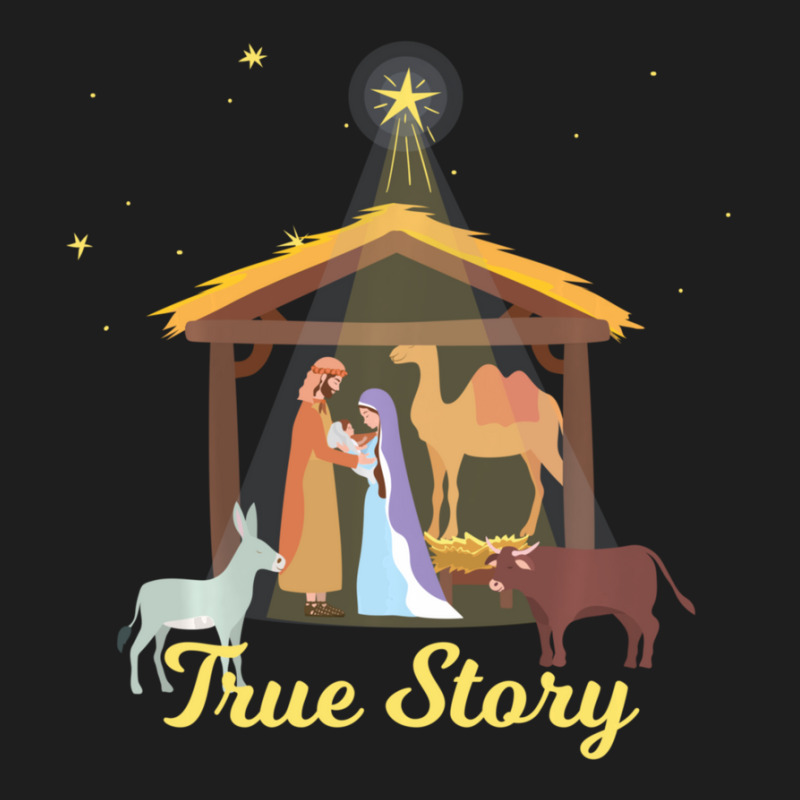 True Story Christmas Advent Nativity Scene North Star Classic T-shirt by behindcedar22 | Artistshot