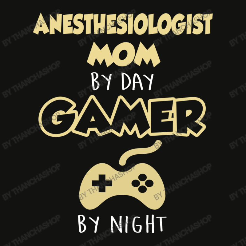 Anesthesiologist Mom By Day Gamer By Night Scorecard Crop Tee | Artistshot