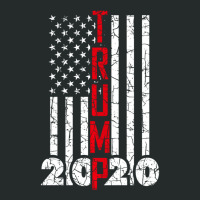 Trump Vintage American Flag Usa 2020 Presidential Election Women's Triblend Scoop T-shirt | Artistshot