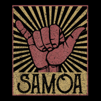 Vintage Shaka Samoa Samoan Beach Sunset Surfer V-neck Tee | Artistshot