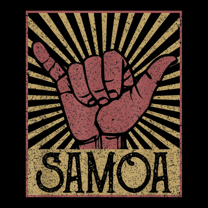 Vintage Shaka Samoa Samoan Beach Sunset Surfer V-Neck Tee by JudithPlagmann | Artistshot