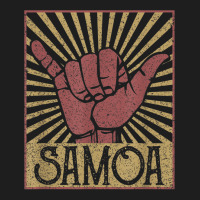 Vintage Shaka Samoa Samoan Beach Sunset Surfer Classic T-shirt | Artistshot