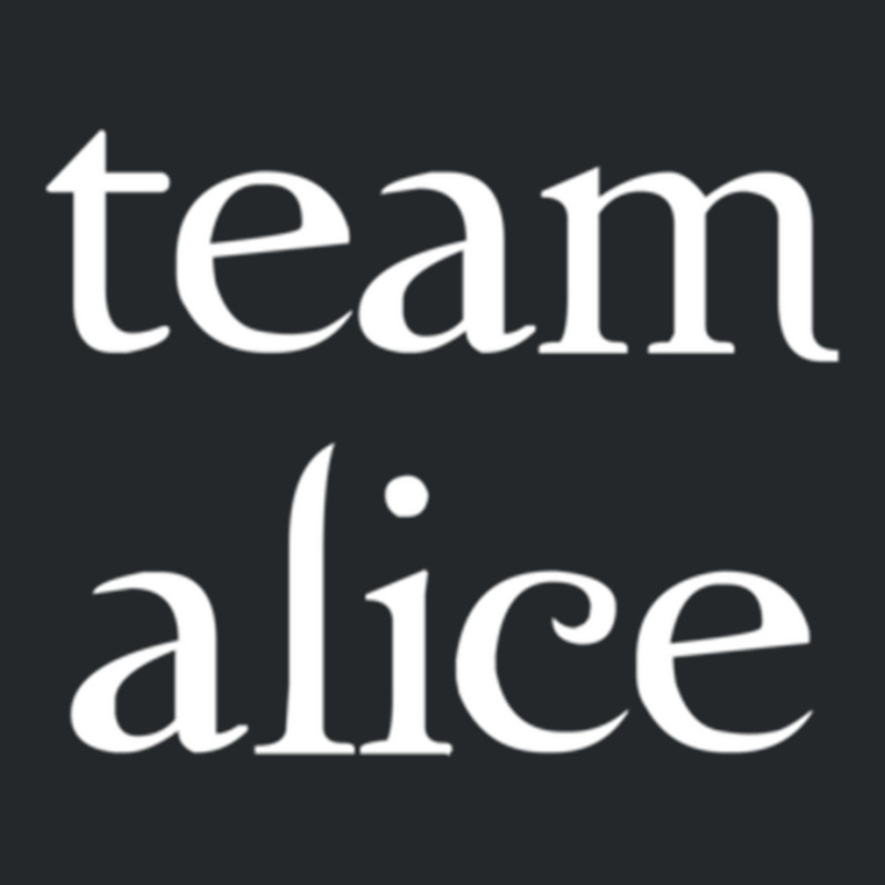 Team Alice Crewneck Sweatshirt by ANITRAMATHIS | Artistshot