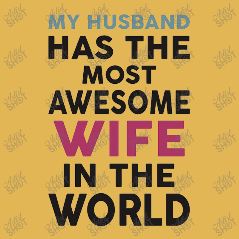 My Husband Has The Most Awesome Wife In The World Vintage Hoodie And Short Set | Artistshot