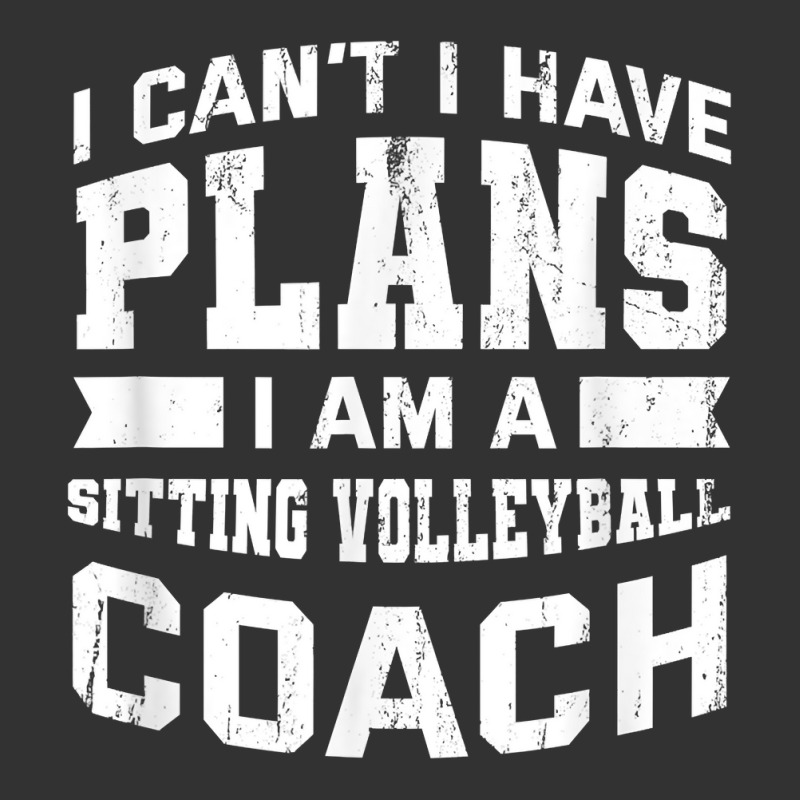 I Can't I Have Plans Funny Sitting Volleyball Coach Humor T Shirt Baby Bodysuit | Artistshot