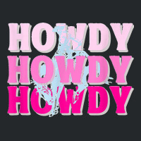 Howdy Cowgirl Vintage Horse Bucking Western Bachelorette Crewneck Sweatshirt | Artistshot