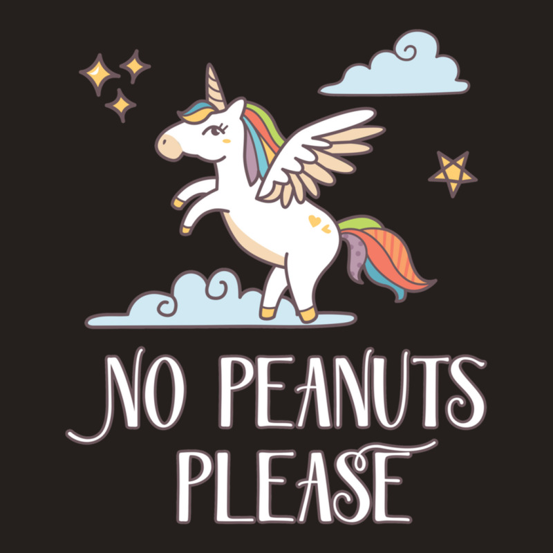 No Peanuts Please  Unicorn Theme For Peanut Allergy Kids Tank Top | Artistshot