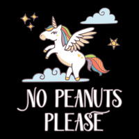 No Peanuts Please  Unicorn Theme For Peanut Allergy Kids Men's Long Sleeve Pajama Set | Artistshot